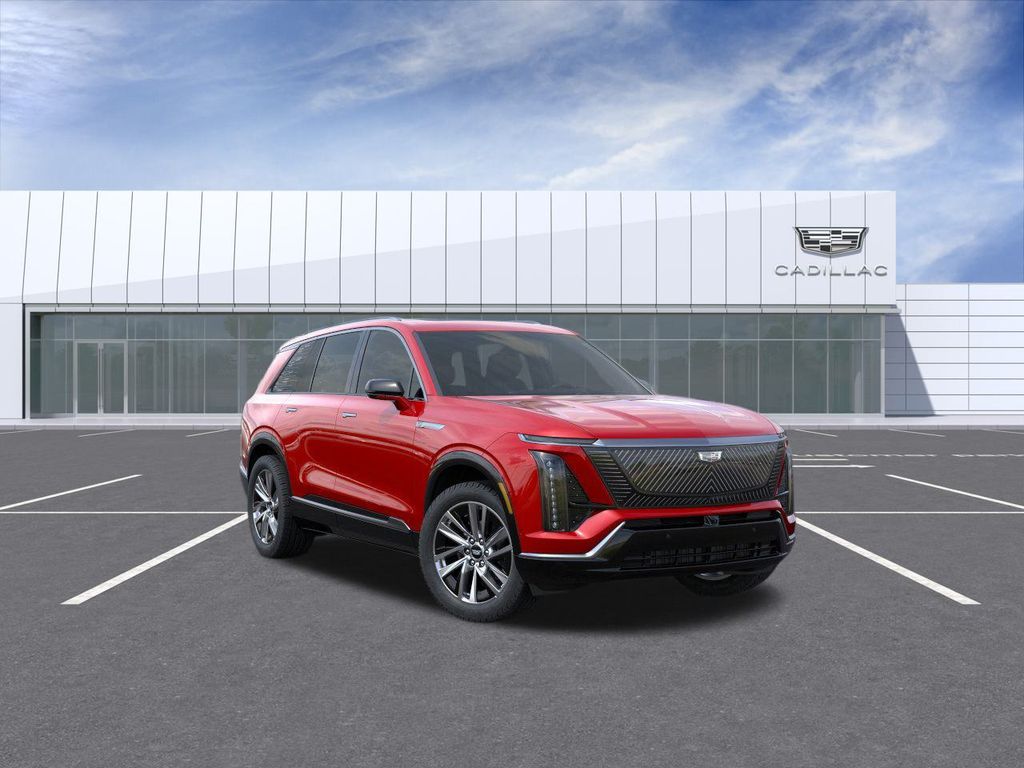 Radiant Red Tintcoat 2026 Cadillac VISTIQ SUV / Crossover All-Wheel Drive 1-Speed Automatic