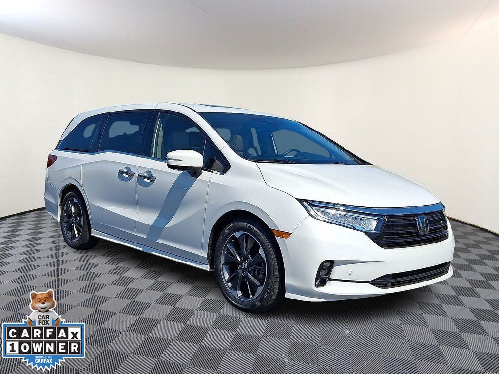 Platinum White Pearl 2022 Honda Odyssey Elite FWD Minivan Front-Wheel Drive Automatic
