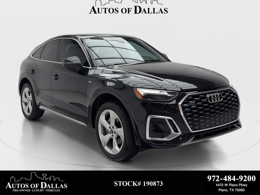Black Metallic 2023 Audi Q5 Sportback Sedan All-Wheel Drive 7-Speed Automatic