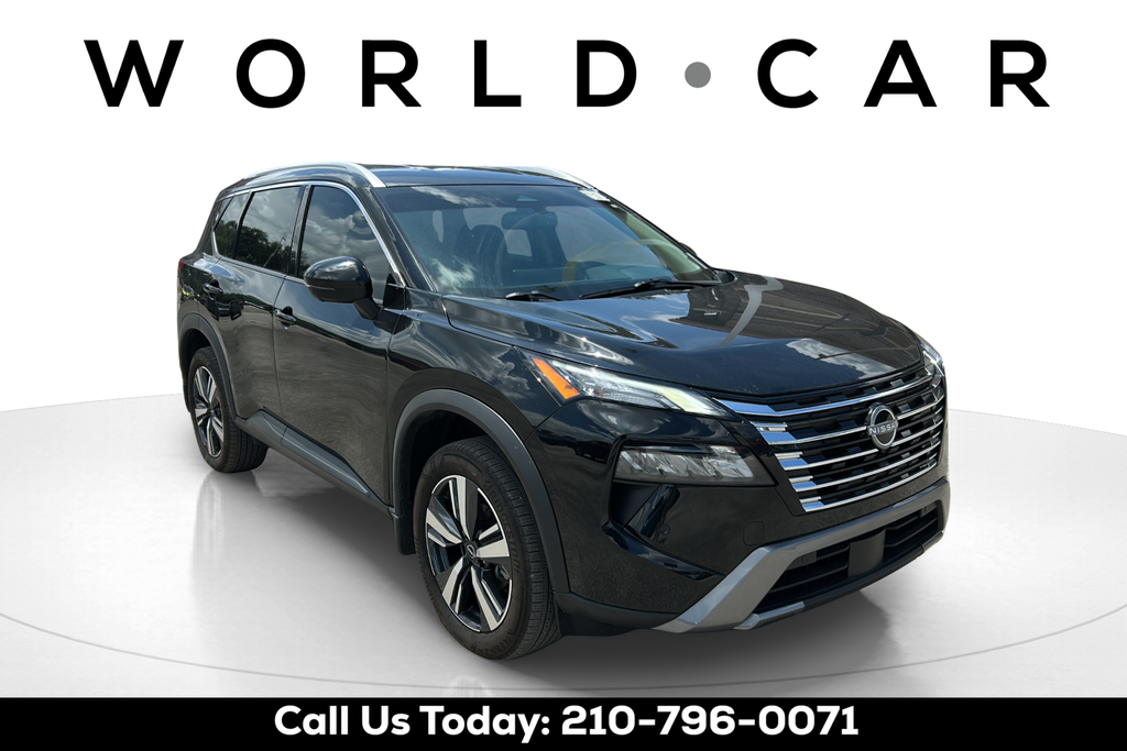 Super Black 2025 Nissan Rogue SUV / Crossover Front-Wheel Drive Continuously Variable Transmission