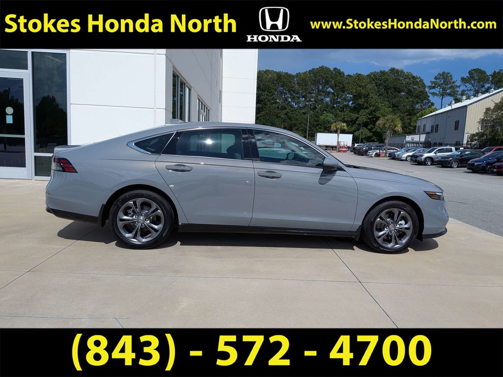 2025 Honda Accord Hybrid EX-L Gray at Stokes Honda North
