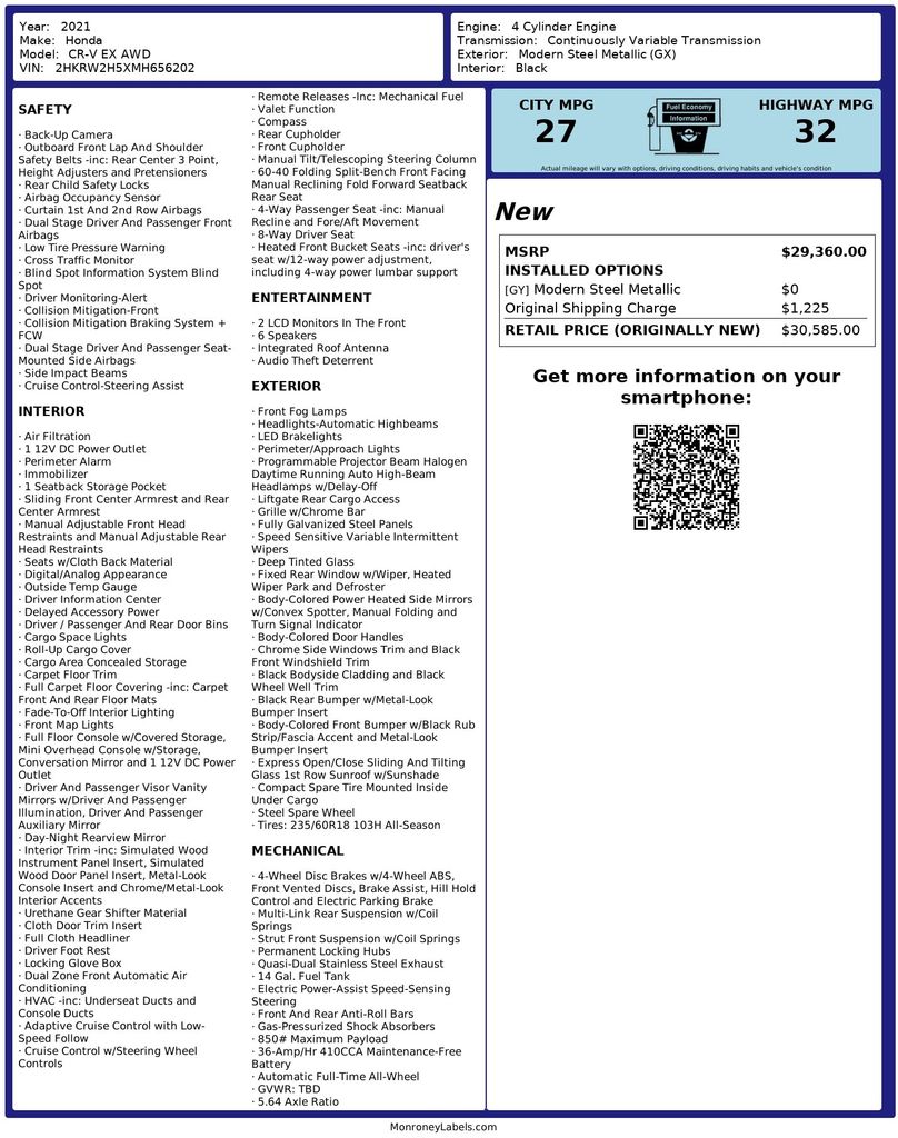 Thumbnail: 2021 Honda CR-V - 21