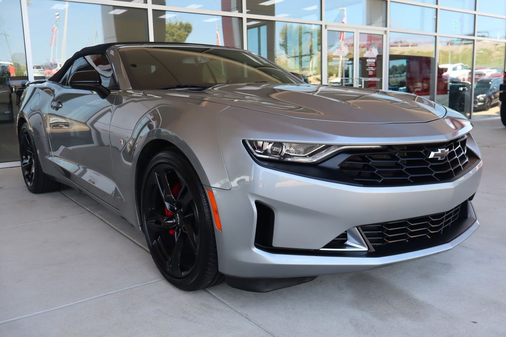 Sharkskin Metallic 2024 Chevrolet Camaro Convertible Rear-Wheel Drive Automatic