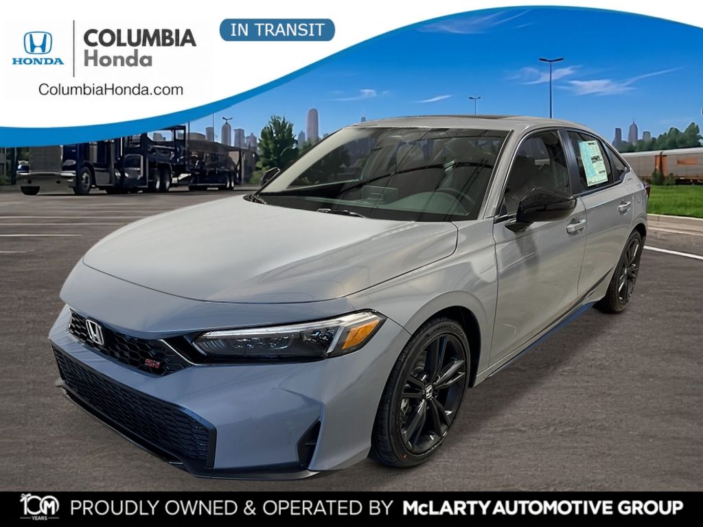 Urban Gray Pearl 2026 Honda Civic Sedan Front-Wheel Drive 6-Speed Manual