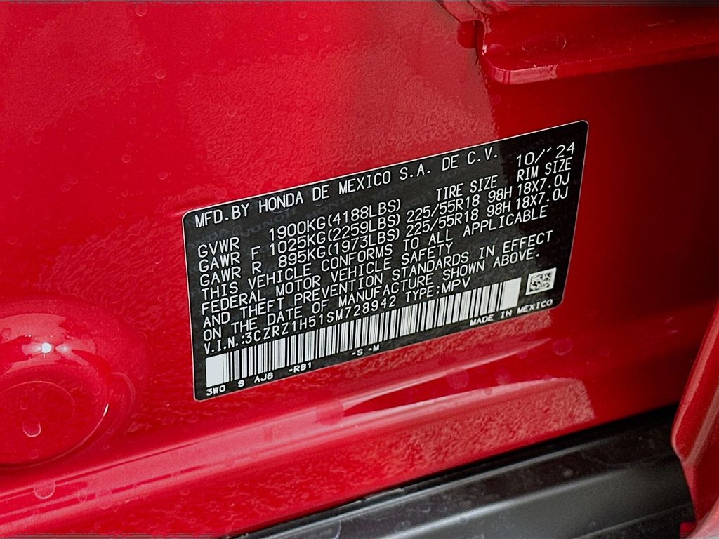2025 Honda HR-V Sport 22