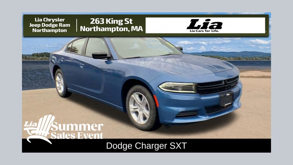 Blue (Frostbite) 2023 Dodge Charger SXT RWD Sedan Rear-Wheel Drive 8-Speed Automatic