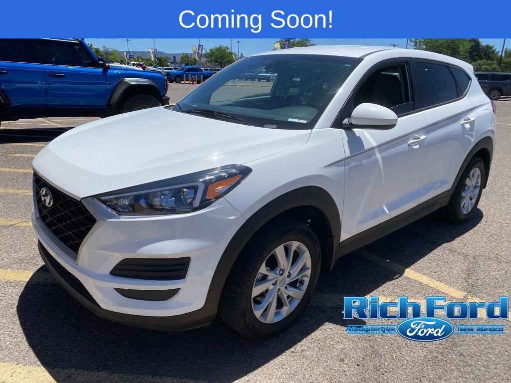 Winter White 2020 Hyundai Tucson SE FWD SUV / Crossover Front-Wheel Drive 6-Speed Automatic