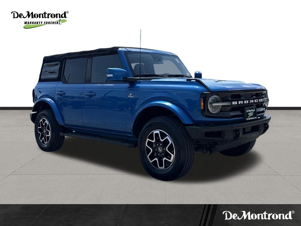 2021 Ford Bronco Outer Banks Blue at Bayway Cadillac of The Woodlands