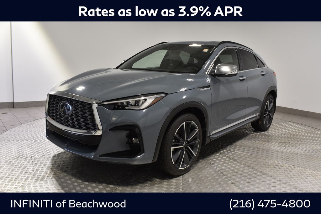Slate Gray 2025 INFINITI QX55 Essential AWD SUV / Crossover All-Wheel Drive Continuously Variable Transmission