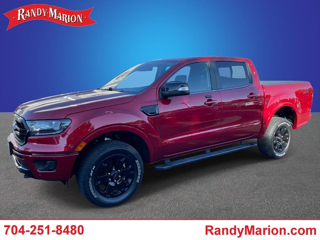 Red Metallic 2020 Ford Ranger Lariat SuperCrew 4WD Pickup Truck Four-Wheel Drive Automatic