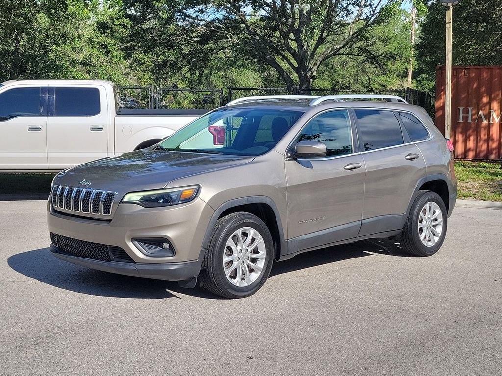 Light Brownstone Pearlcoat 2019 Jeep Cherokee SUV / Crossover Front-Wheel Drive 9-Speed Automatic