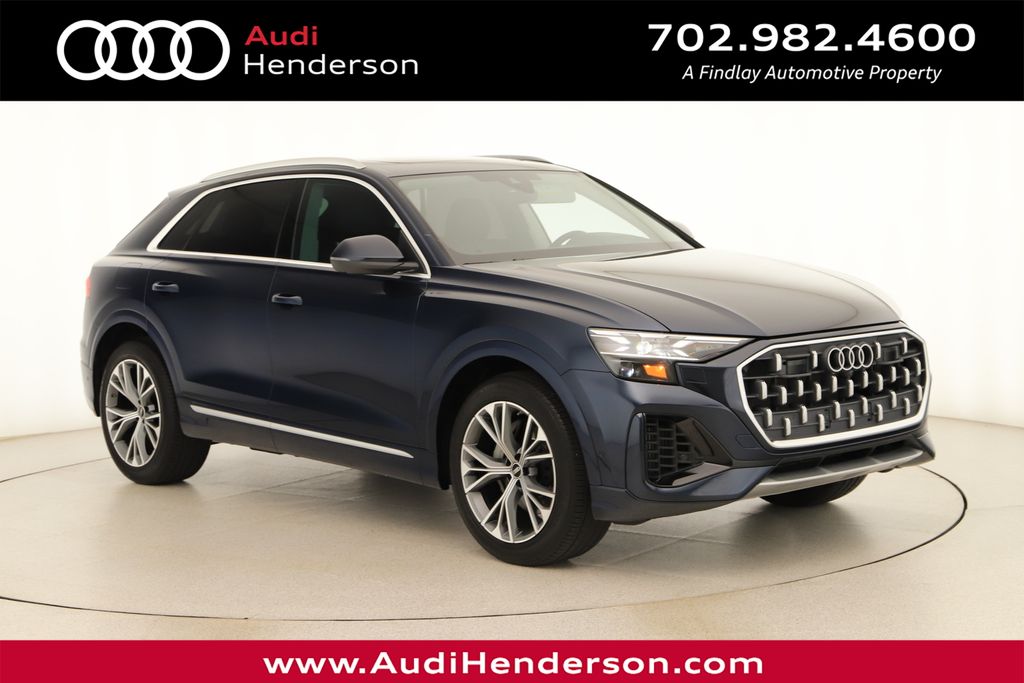 Waitomo Blue Metallic 2024 Audi Q8 SUV / Crossover All-Wheel Drive 8-Speed Automatic