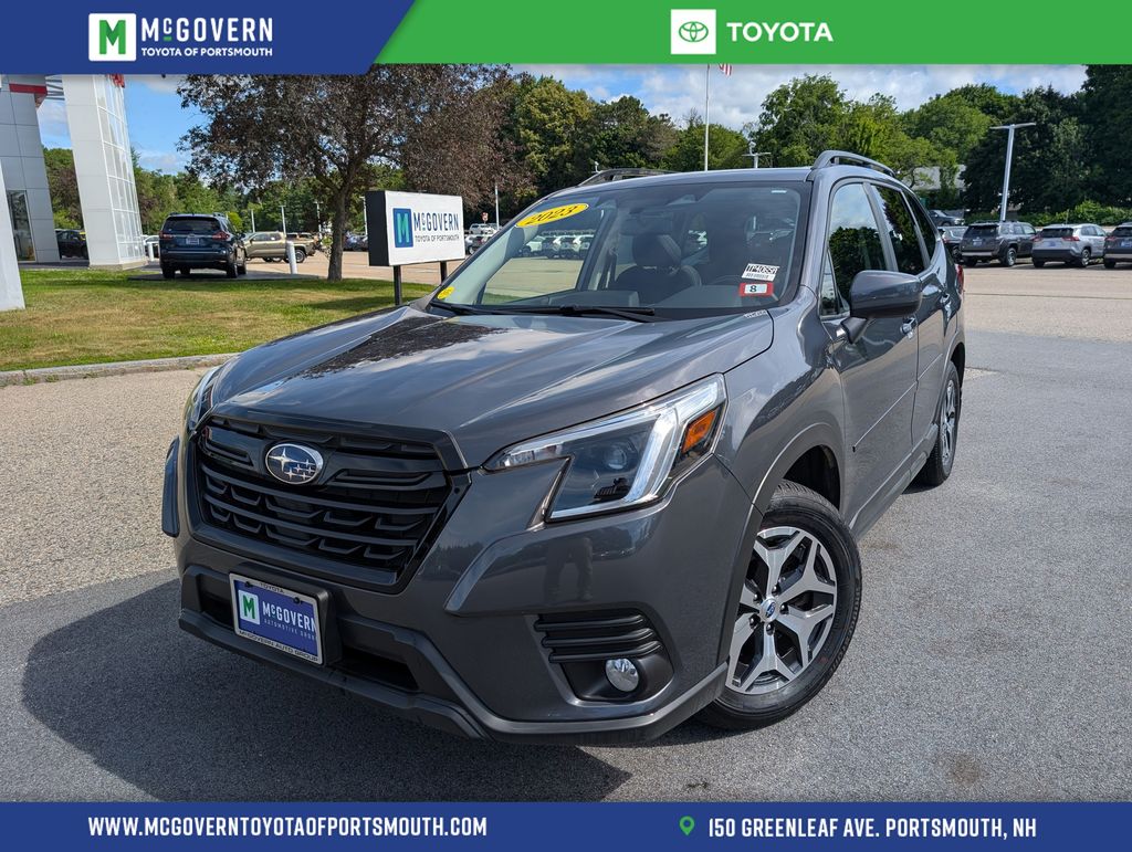Magnetite Gray Metallic 2023 Subaru Forester SUV / Crossover All-Wheel Drive Continuously Variable Transmission