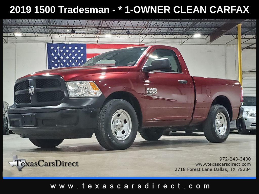 Delmonico Red Pearlcoat 2019 RAM 1500 Classic Tradesman RWD Pickup Truck 4X2 8-Speed Automatic