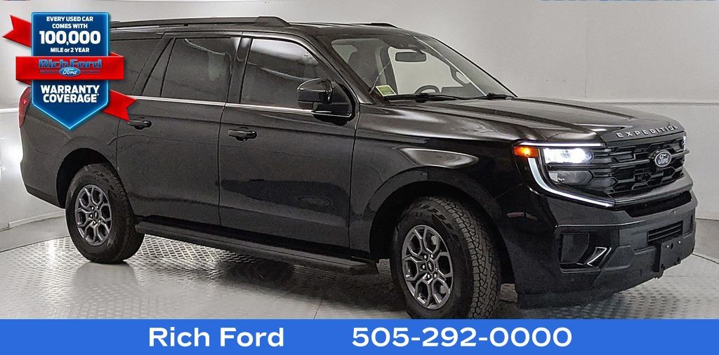 Black Metallic 2025 Ford Expedition MAX Active 4WD SUV / Crossover Four-Wheel Drive Automatic