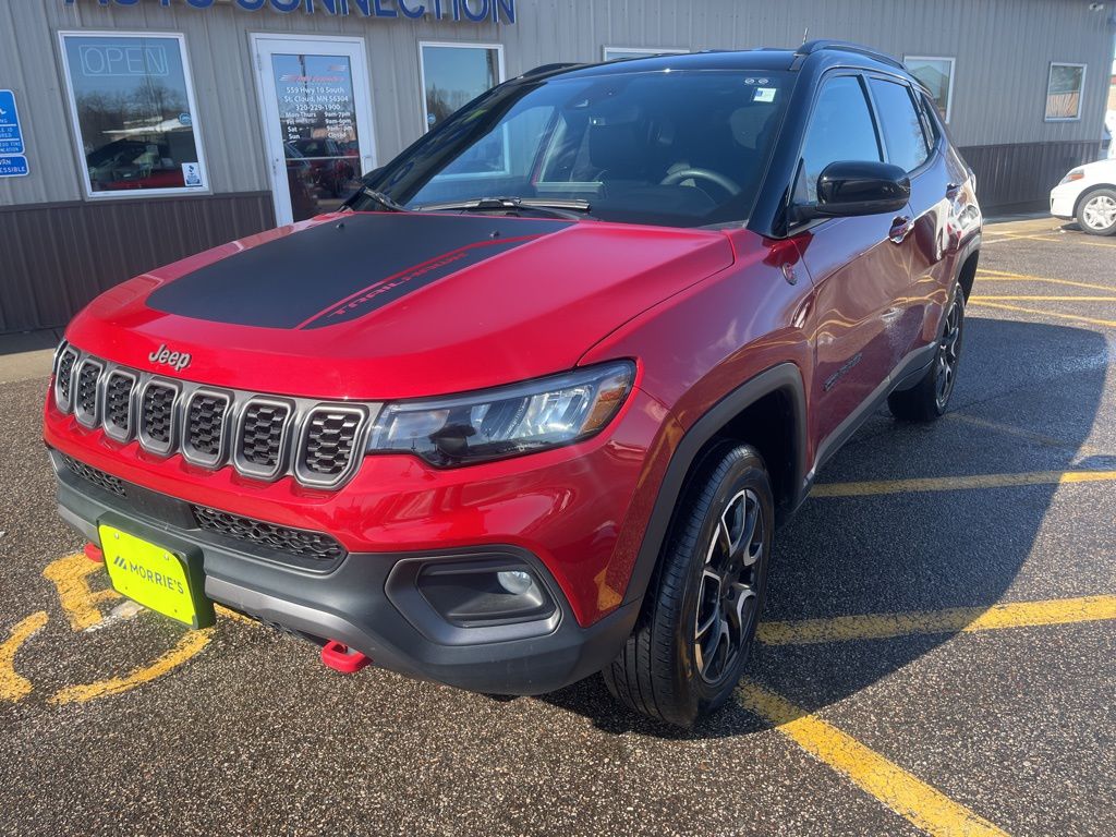 Used 2025 Red Jeep Trailhawk image 2