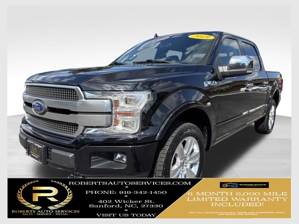 Black Metallic 2019 Ford F-150 Pickup Truck Four-Wheel Drive Automatic