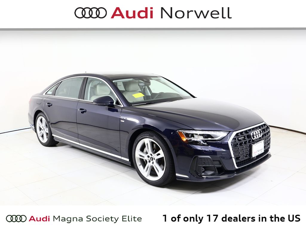 Blue 2027 Audi A8 Sedan All-Wheel Drive 8-Speed Automatic