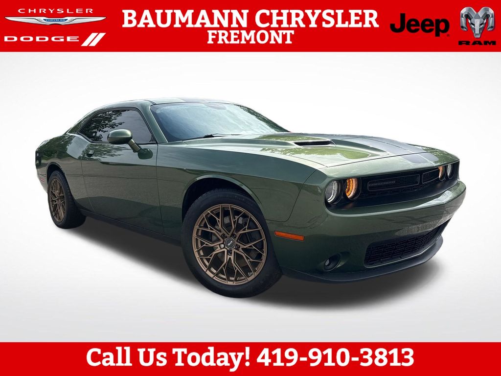 F8 Green 2018 Dodge Challenger Coupe All-Wheel Drive 8-Speed Automatic