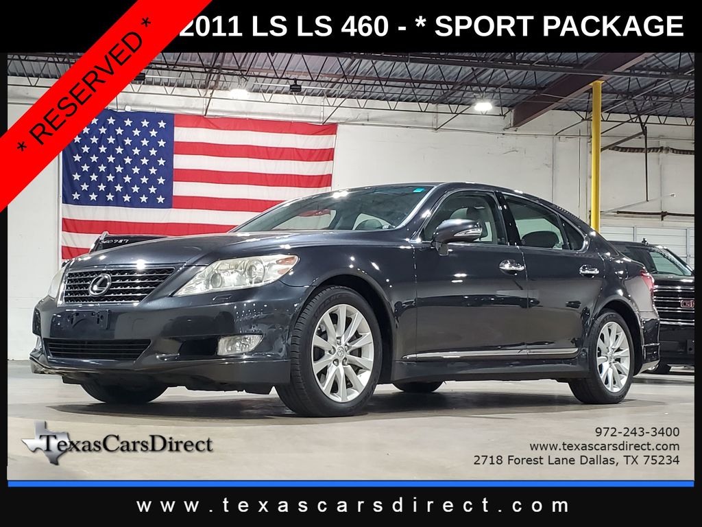 Smoky Granite Mica 2011 Lexus LS 460 AWD Sedan All-Wheel Drive 8-Speed Automatic