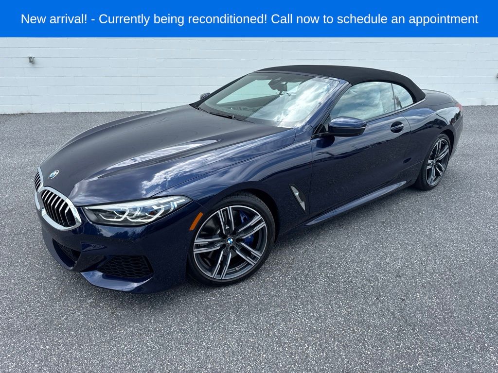 Tanzanite Blue II Metallic 2022 BMW 8 Series Convertible All-Wheel Drive 8-Speed Automatic