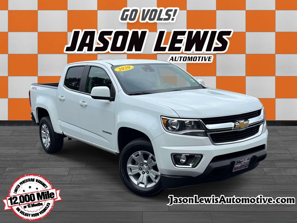 Summit White 2020 Chevrolet Colorado Pickup Truck Four-Wheel Drive 8-Speed Automatic