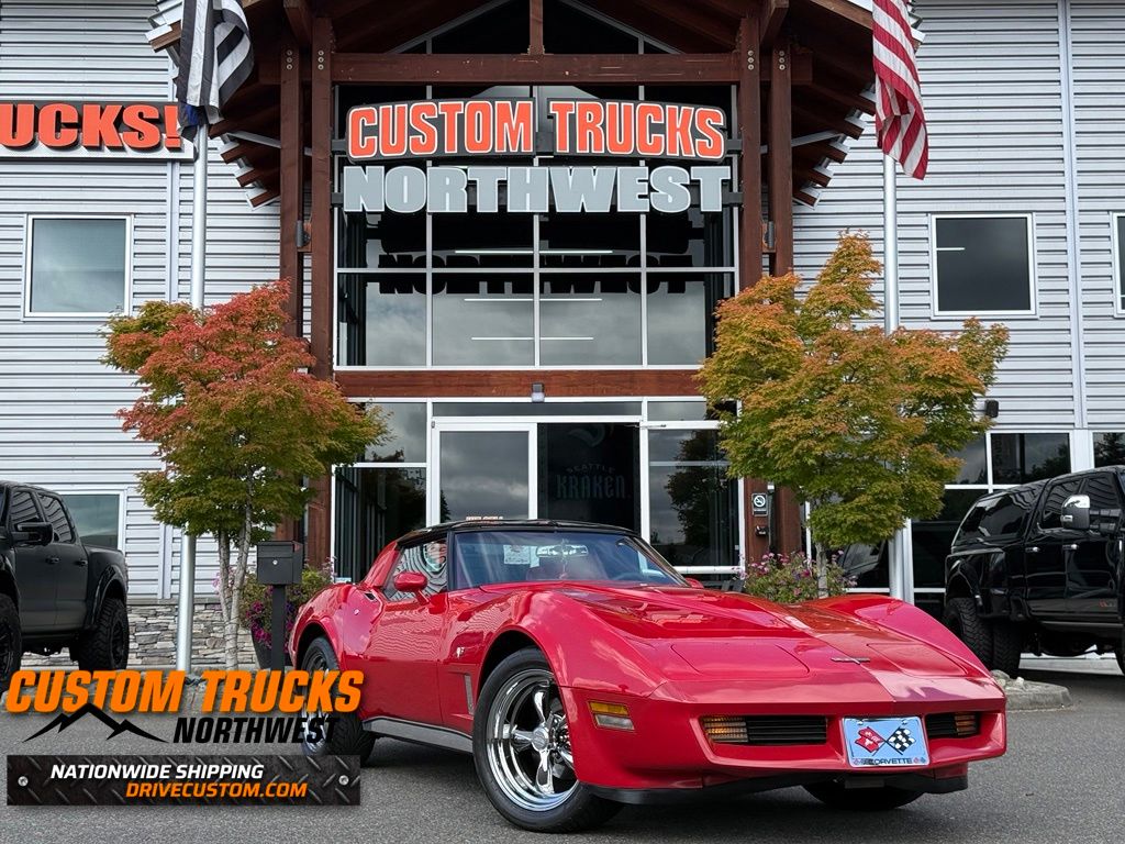 Red 1981 Chevrolet Corvette Coupe Rear-Wheel Drive