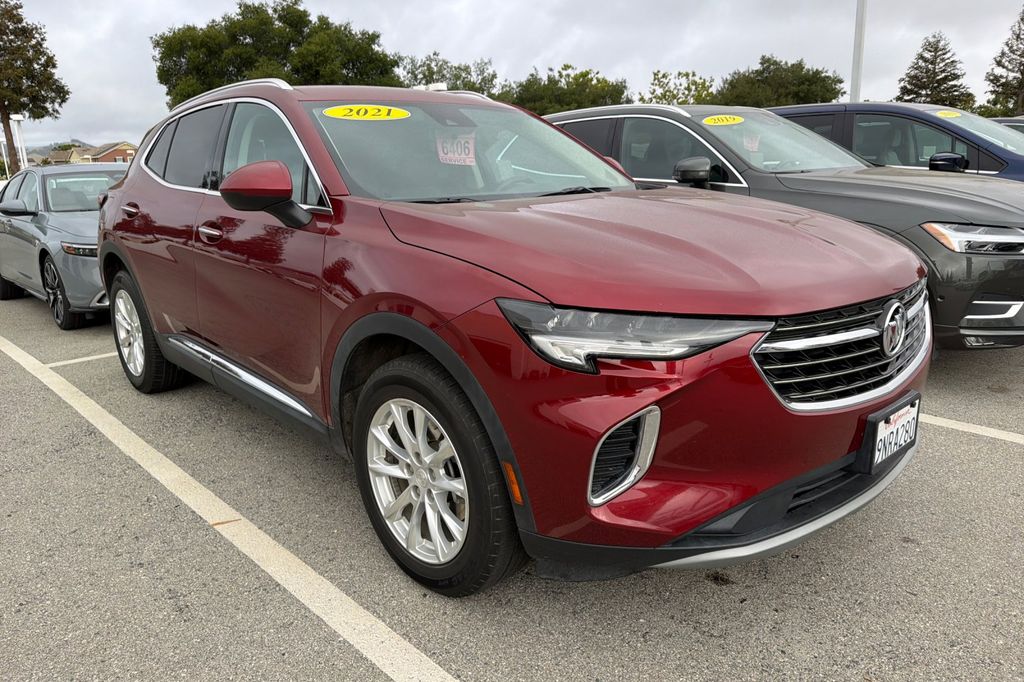 Used 2021 Cinnabar Metallic Buick Preferred image 2