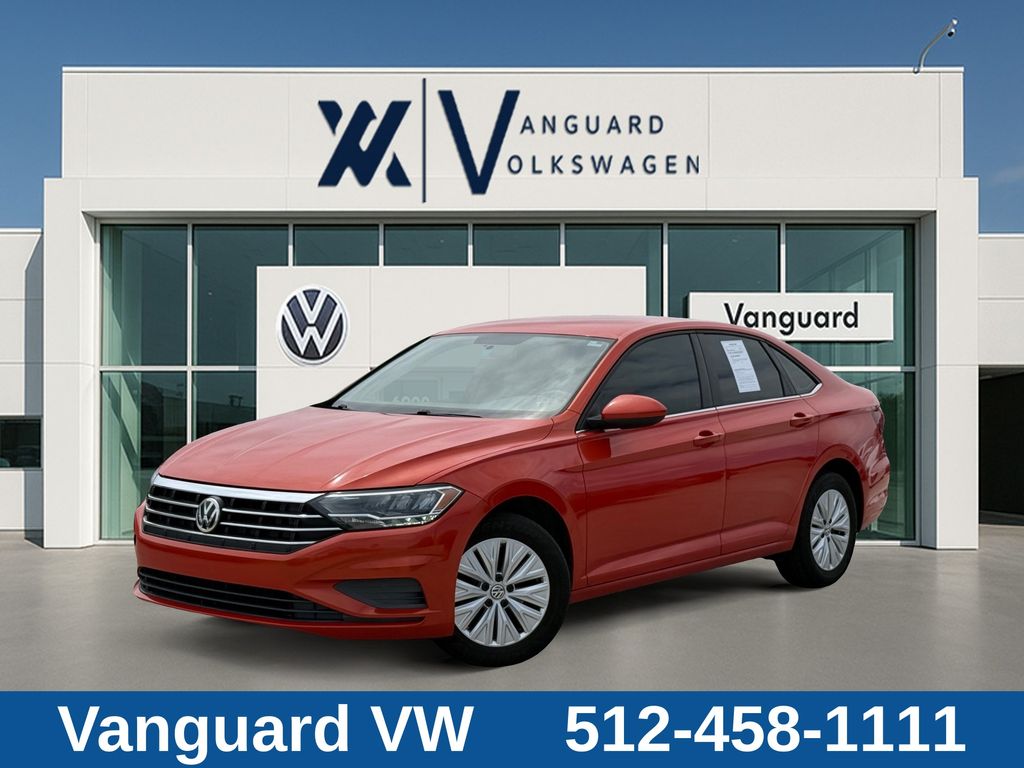 Orange Metallic 2019 Volkswagen Jetta S FWD Sedan Front-Wheel Drive 8-Speed Automatic