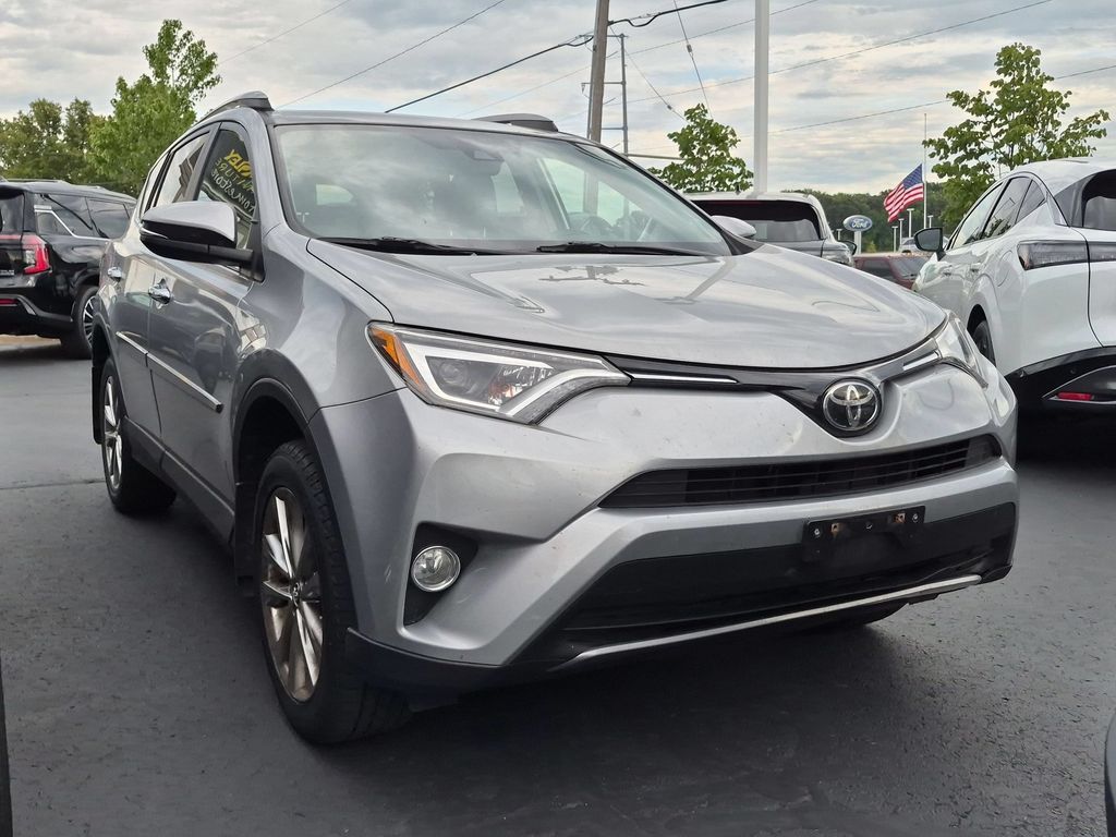 Silver Sky Metallic 2018 Toyota RAV4 SUV / Crossover All-Wheel Drive 6-Speed Automatic