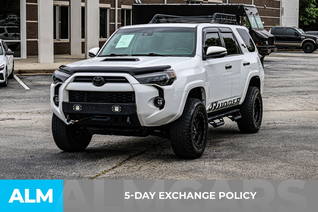Used 2020 White Toyota TRD Off-Road Premium image 4