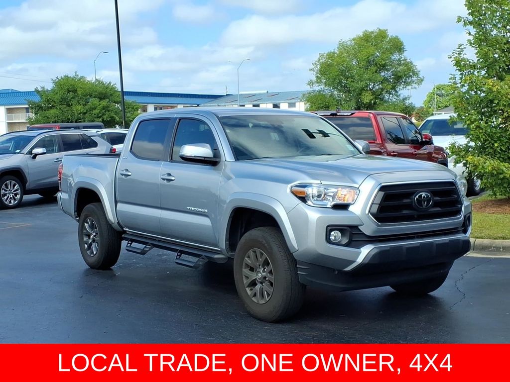 Celestial Silver Metallic 2023 Toyota Tacoma Pickup Truck Four-Wheel Drive 6-Speed Automatic