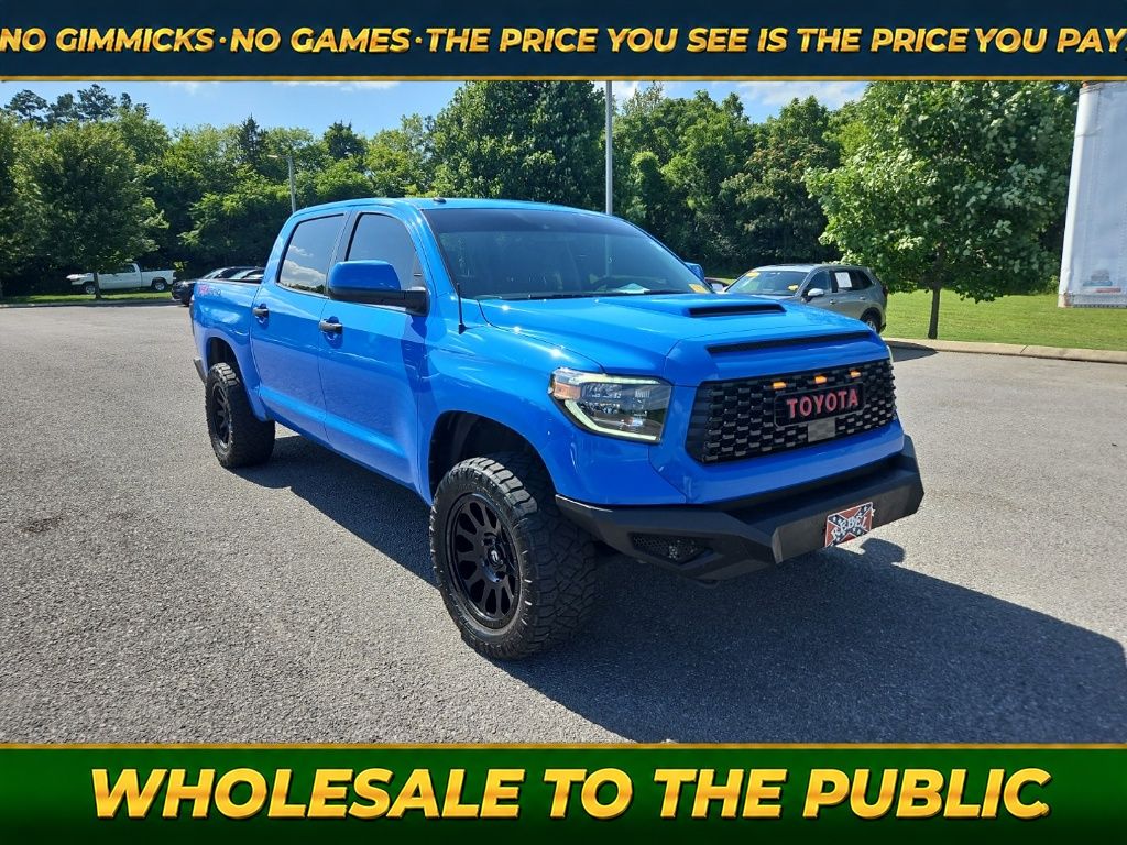 Voodoo Blue 2019 Toyota Tundra Pickup Truck Four-Wheel Drive 6-Speed Automatic