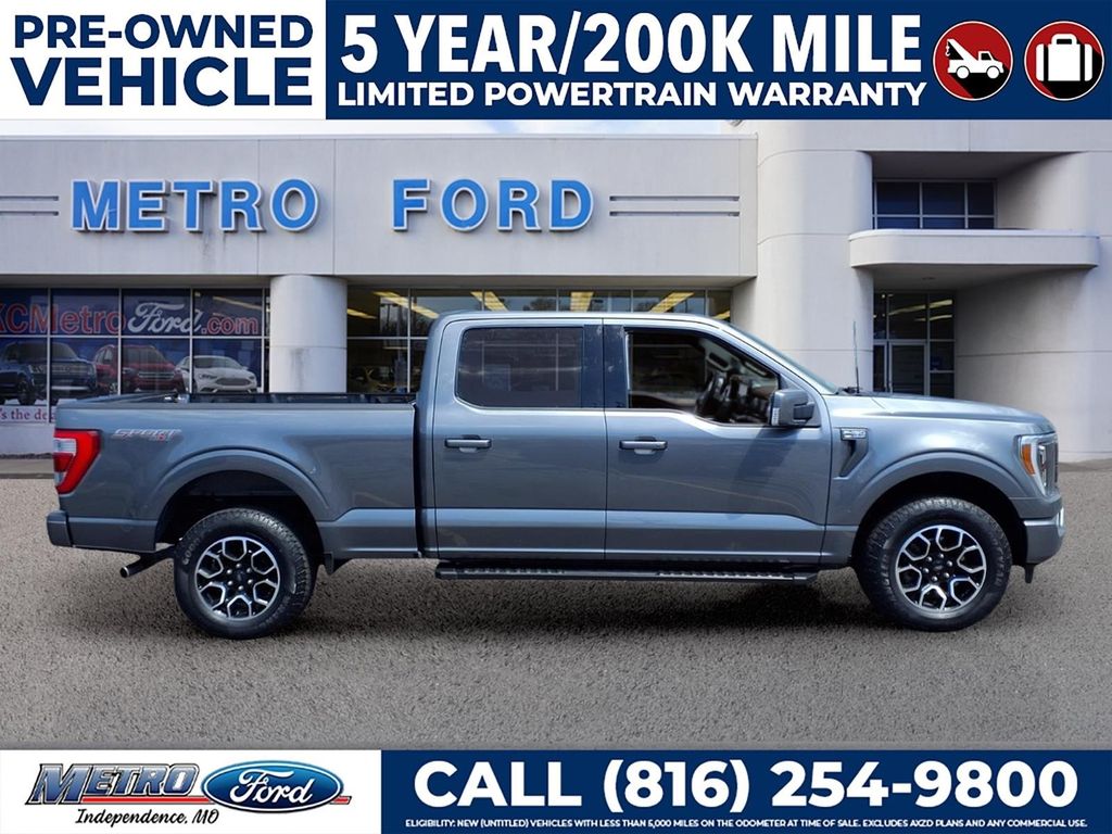 Certified 2022 Ford F-150 Lariat with VIN 1FTFW1E87NFC30796 for sale in Kansas City
