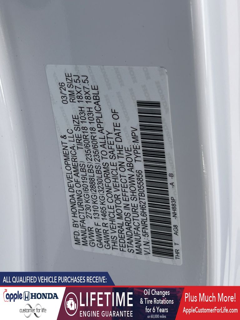 2026 Honda Odyssey EX-L