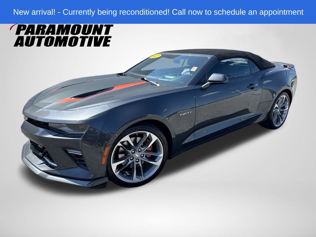 Gray Metallic 2017 Chevrolet Camaro Convertible Rear-Wheel Drive 8-Speed Automatic