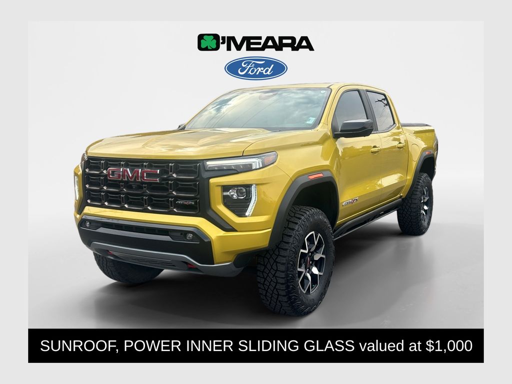 Solar Flare Metallic 2023 GMC Canyon Pickup Truck Four-Wheel Drive 8-Speed Automatic