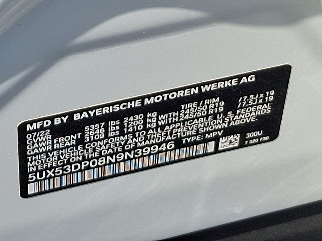 2022 BMW X3 xDrive30i 30