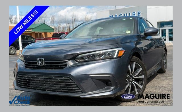 Smokey Mauve Pearl 2022 Honda Civic Sedan Front-Wheel Drive Continuously Variable Transmission