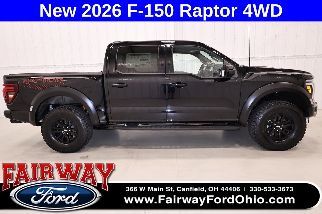 Agate Black Metallic 2026 Ford F-150 Pickup Truck Four-Wheel Drive Automatic