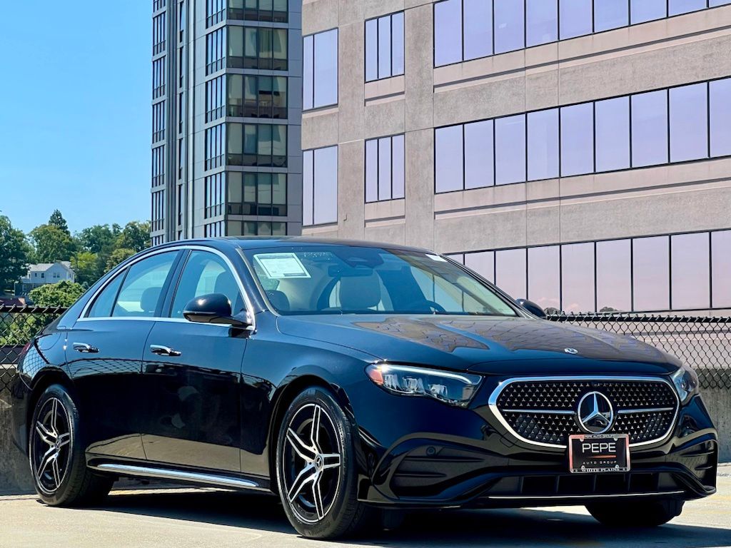 Black 2026 Mercedes-Benz E-Class Sedan All-Wheel Drive 9-Speed Automatic