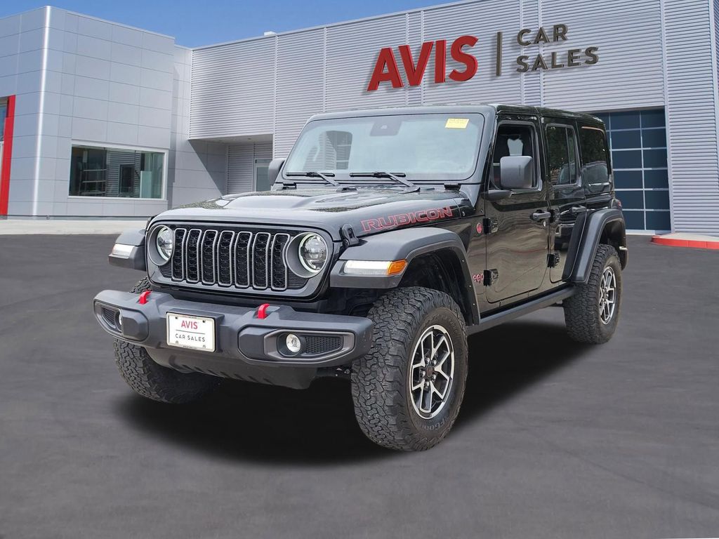 Black 2025 Jeep Wrangler Rubicon 4-Door 4WD SUV / Crossover Four-Wheel Drive 8-Speed Automatic