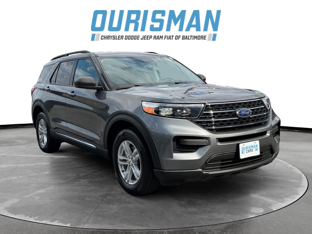 Gray Metallic 2023 Ford Explorer SUV / Crossover All-Wheel Drive Automatic