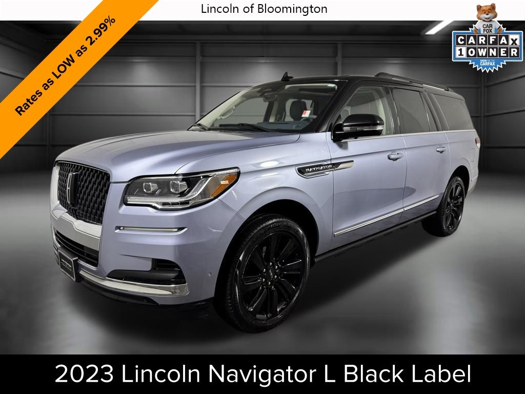 Crystal Blue Metallic 2023 Lincoln Navigator L Black Label 4WD SUV / Crossover Four-Wheel Drive Automatic