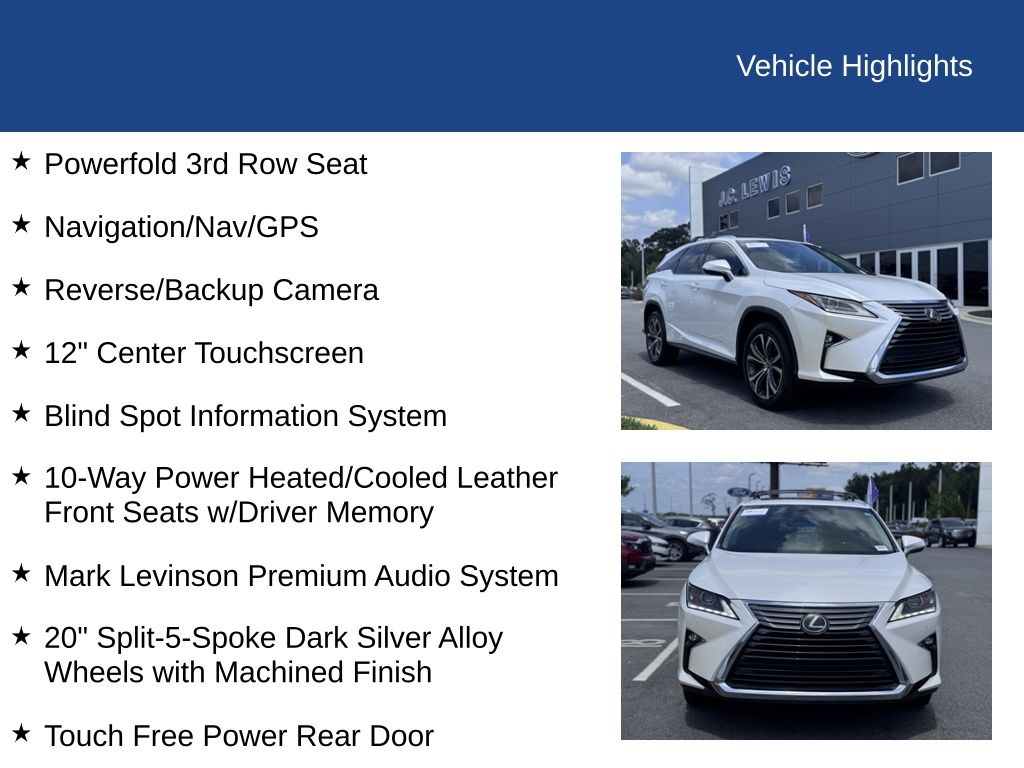 2019 Lexus RX 350L Premium