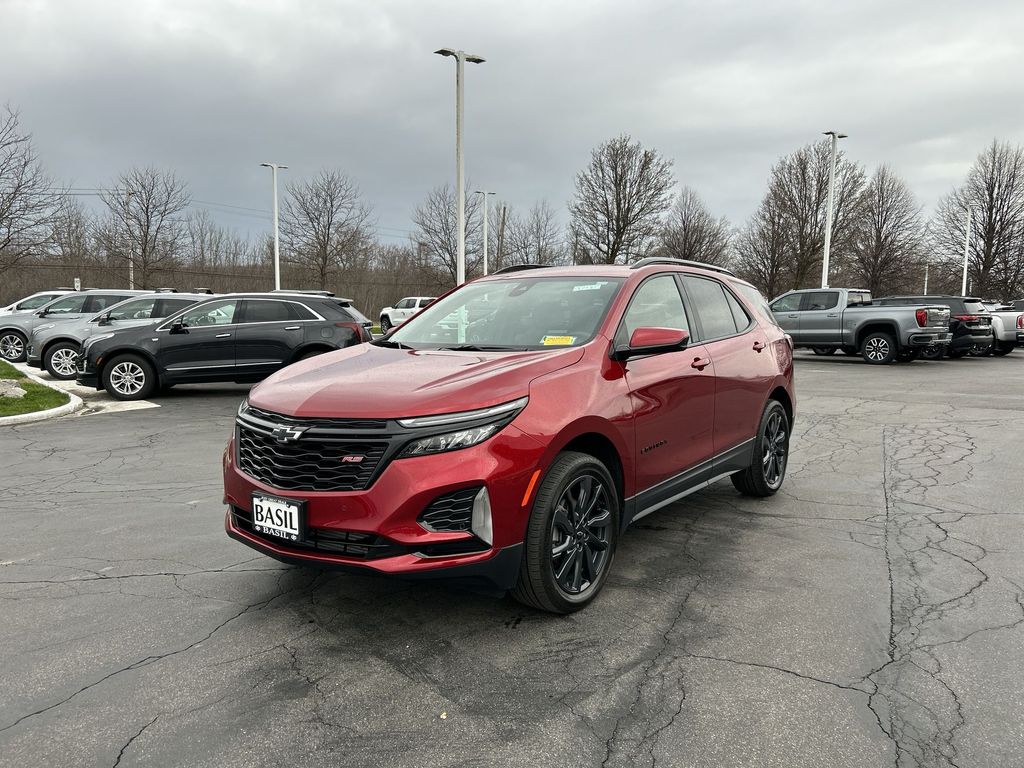 Radiant Red Tintcoat 2024 Chevrolet Equinox RS with 1RS AWD SUV / Crossover Four-Wheel Drive 6-Speed Automatic Overdrive
