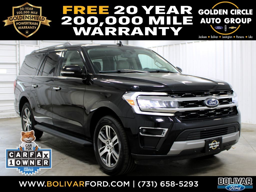 Agate Black Metallic 2024 Ford Expedition MAX Limited 4WD SUV / Crossover Four-Wheel Drive 10-Speed Automatic