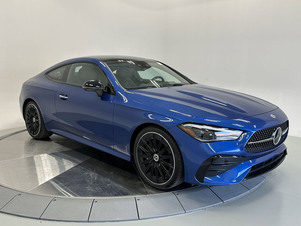 Sterling Blue Metallic 2024 Mercedes-Benz CLE 300 4MATIC Coupe All-Wheel Drive 9-Speed Automatic