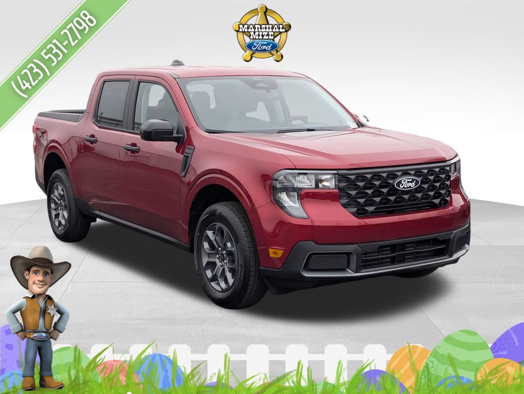 Ruby Red Metallic Tinted Clearcoat 2026 Ford Maverick XLT SuperCrew AWD Pickup Truck All-Wheel Drive 8-Speed Automatic