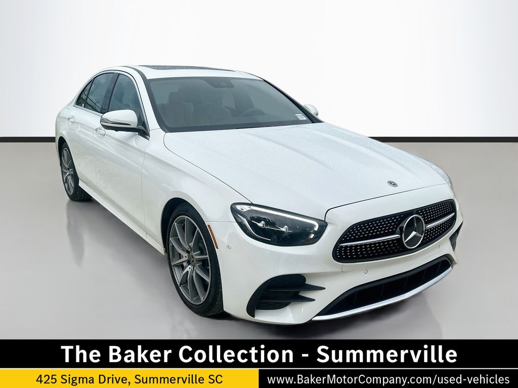 Polar White 2022 Mercedes-Benz E-Class Sedan Rear-Wheel Drive 9-Speed Automatic